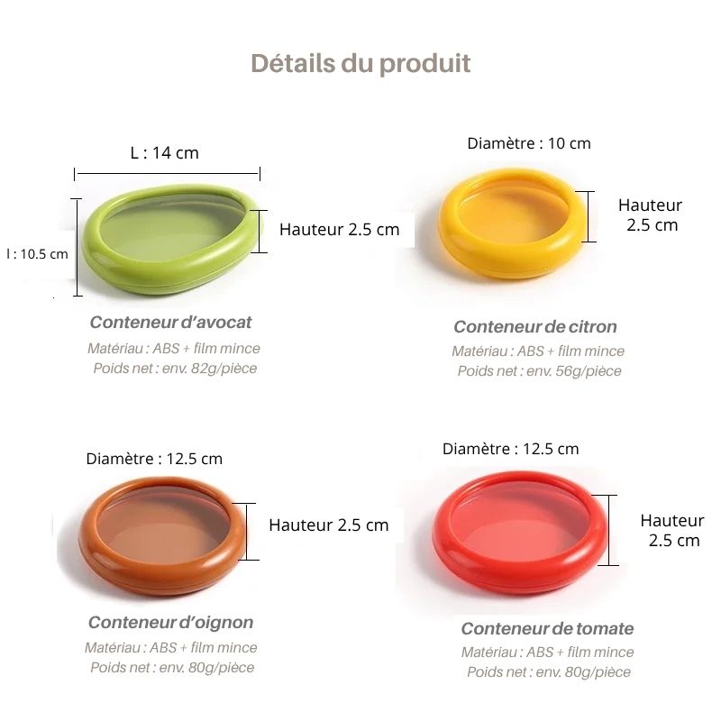 Boîte de Rangement Hermétique Réutilisable