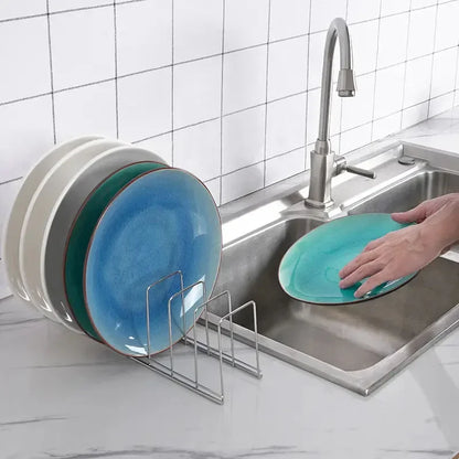 Support à vaisselle en acier inoxydable