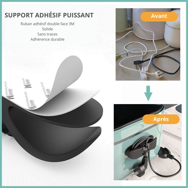 Organisateur de câbles pour appareils de cuisine